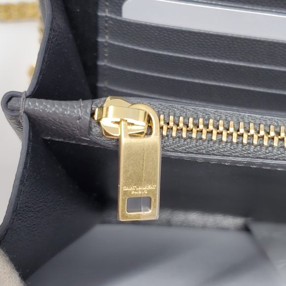 Auth YSL Woc Gray Envelope Rare Color Brand New - Picture 10 of 14